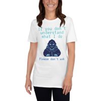 עולם הגיימרים - חולצות ואביזרים חולצות לגיימרים חולצת גיימר Please don't ask