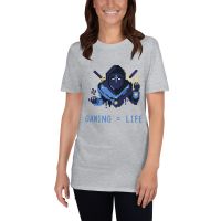 עולם הגיימרים - חולצות ואביזרים חולצות לגיימרים חולצת גיימר Gaming = life