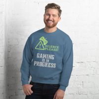 עולם הגיימרים - חולצות ואביזרים סווצ'רטים לגיימרים סוודר גיימר Gaming in progress