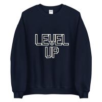 עולם הגיימרים - חולצות ואביזרים סווצ'רטים לגיימרים סוודר גיימר Level up