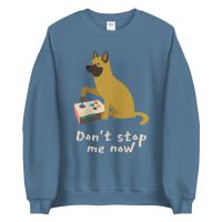 עולם הגיימרים - חולצות ואביזרים סווצ'רטים לגיימרים סוודר גיימר Don't stop me now