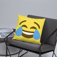 עולם הגיימרים - חולצות ואביזרים כריות אימוג׳י כרית אימוג׳י דמעות של צחוק