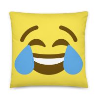 עולם הגיימרים - חולצות ואביזרים כריות אימוג׳י כרית אימוג׳י דמעות של צחוק