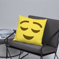 עולם הגיימרים - חולצות ואביזרים כריות אימוג׳י כרית אימוג׳י מרוצה