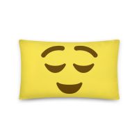 עולם הגיימרים - חולצות ואביזרים כריות אימוג׳י כרית אימוג׳י מרוצה