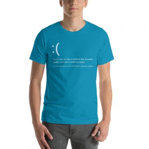 עולם הגיימרים - חולצות ואביזרים חולצות לגיימרים חולצת גיימר Blue screen