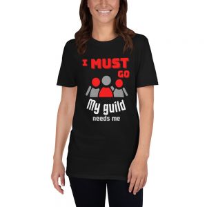 עולם הגיימרים - חולצות ואביזרים חולצות לגיימרים חולצת גיימר My guild needs me