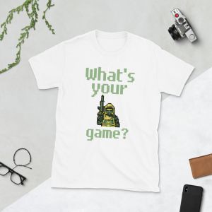 עולם הגיימרים - חולצות ואביזרים חולצות לגיימרים חולצת גיימר What's your game
