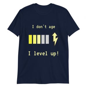 עולם הגיימרים - חולצות ואביזרים חולצות לגיימרים חולצת גיימר I don't age