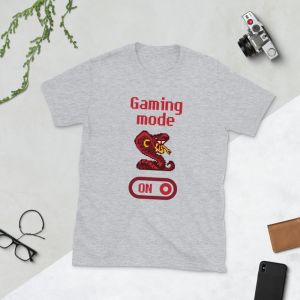 עולם הגיימרים - חולצות ואביזרים חולצות לגיימרים חולצת גיימר Gaming mode ON