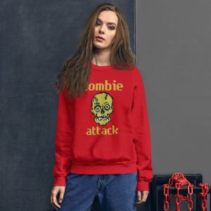 עולם הגיימרים - חולצות ואביזרים סווצ'רטים לגיימרים סוודר גיימר Zombie attack