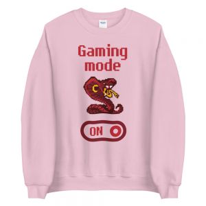 עולם הגיימרים - חולצות ואביזרים סווצ'רטים לגיימרים סוודר גיימר Gaming mode ON
