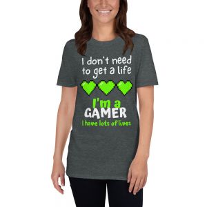 עולם הגיימרים - חולצות ואביזרים חולצות לגיימרים חולצת גיימר Get a life