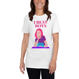 עולם הגיימרים - חולצות ואביזרים גיימריות חולצת גיימר I beat boys