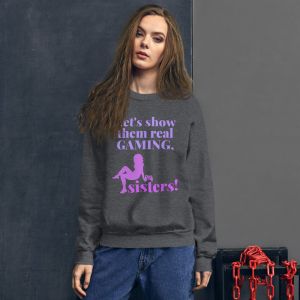 עולם הגיימרים - חולצות ואביזרים גיימריות סוודר גיימר Real gaming