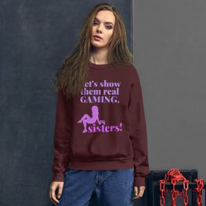 עולם הגיימרים - חולצות ואביזרים גיימריות סוודר גיימר Real gaming