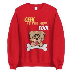 עולם הגיימרים - חולצות ואביזרים סווצ'רטים לגיימרים סוודר גיימר Geek is the new cool