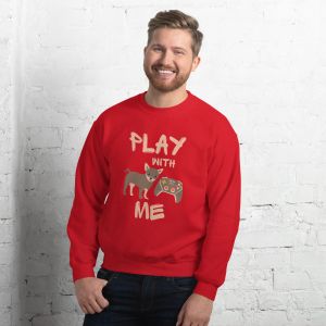 עולם הגיימרים - חולצות ואביזרים סווצ'רטים לגיימרים סוודר גיימר Play with me