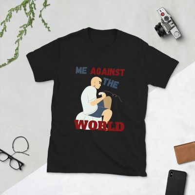 עולם הגיימרים - חולצות ואביזרים חולצות לגיימרים חולצת גיימר Me Against The World