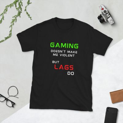 חולצת גיימר Gaming doesn't make me violent