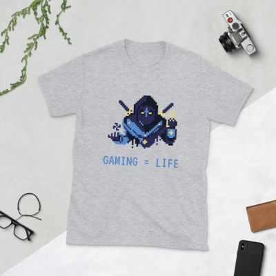 עולם הגיימרים - חולצות ואביזרים חולצות לגיימרים חולצת גיימר Gaming = life