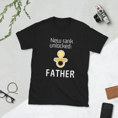 חולצת גיימר New rank unlocked: father 