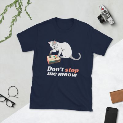 חולצת גיימר Don't stop me meow